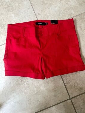 torrid Red High-Waist Cuffed Women's Shorts